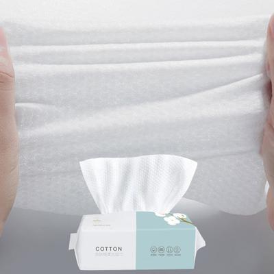 1 Bag Useful One-time Breathable Cleansing Towel Facial Makeup Remove Dry Wipe for Trip