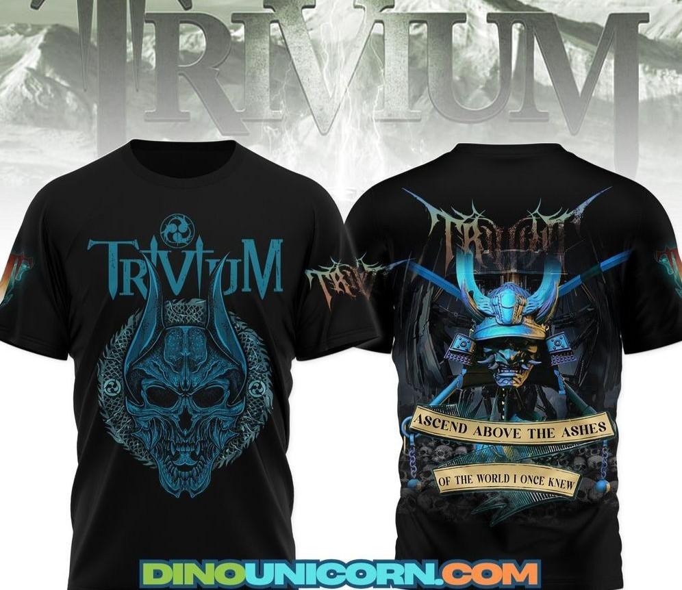 Trivium Band T-Shirt AOP 3D S-5XL Unisex T-Shirt M