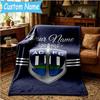 Custom Name Acfc Team Crest Blanket Bedding Blanket for Women Men, Soft Throw Blankets for Couch,Bed, Picnic, Christmas Gifts