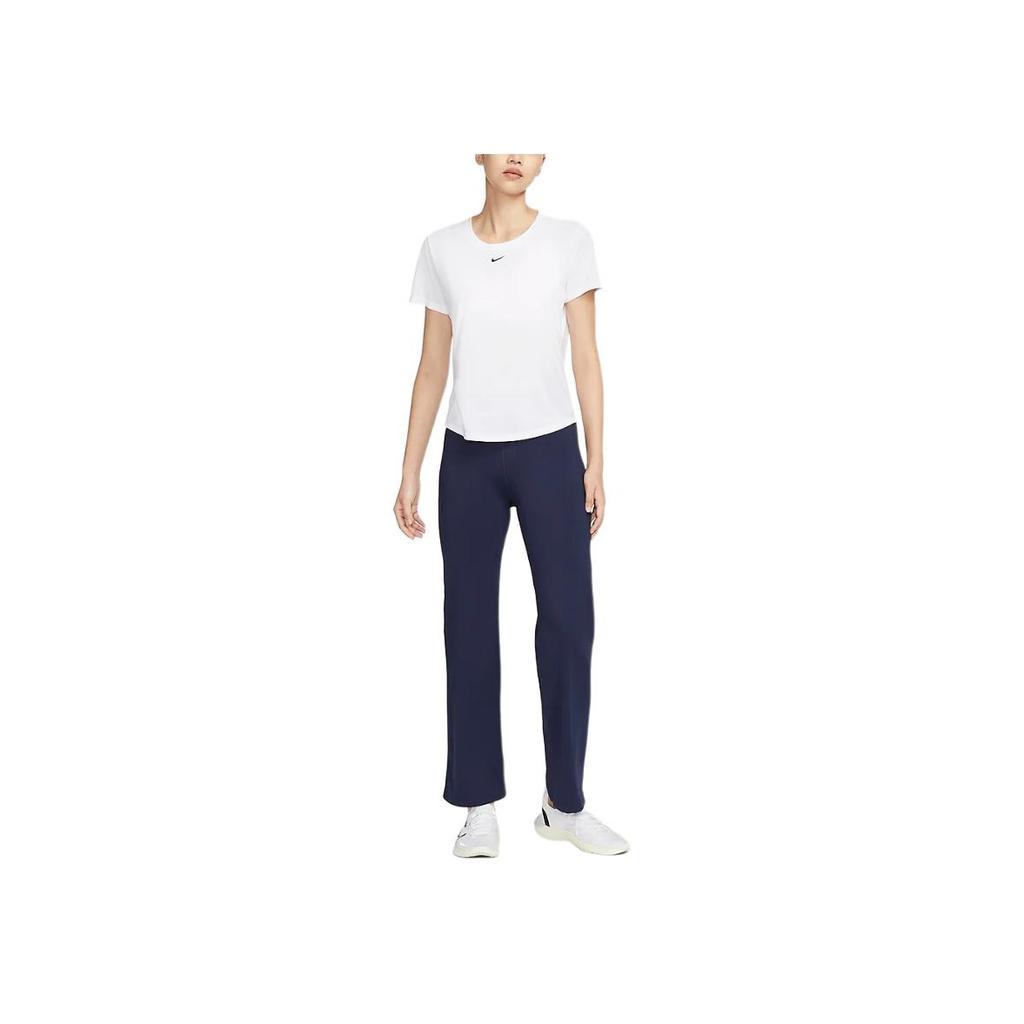 Nike Dri-Fit One Simple Solid Color Comfortable Quick-Dry High-Waisted Sports Pants Women Pants Obsidian FV7849451