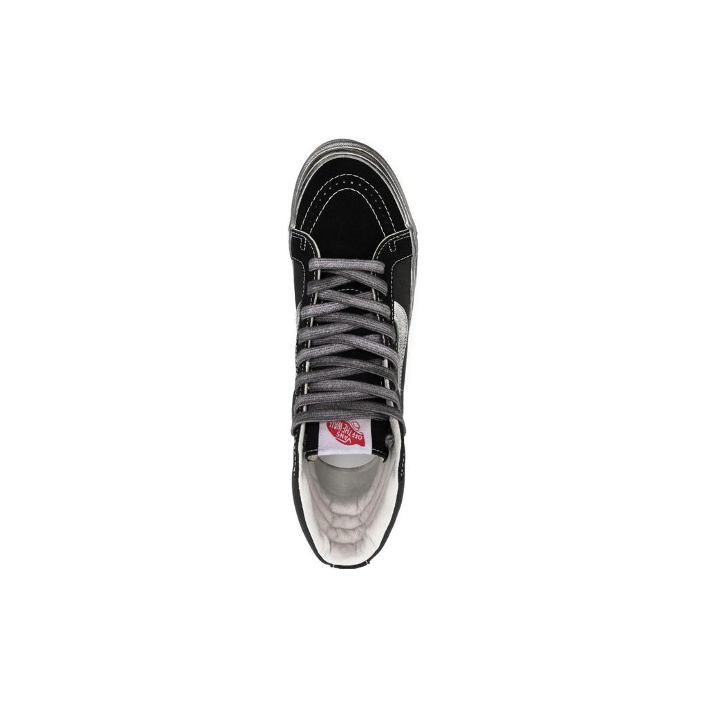 New Vans Og Sk8Hi Lx 'Stressed Black White' Women's VN0A4BVBBA21