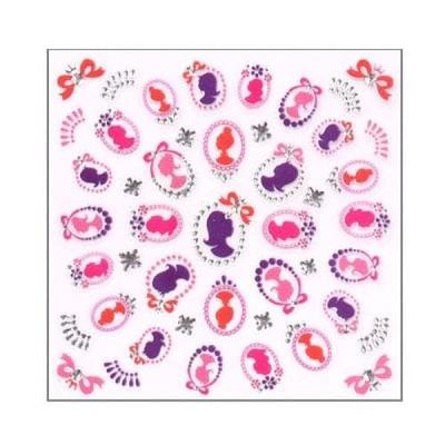 Adesivo de Unha Ethel Rosa Princesa