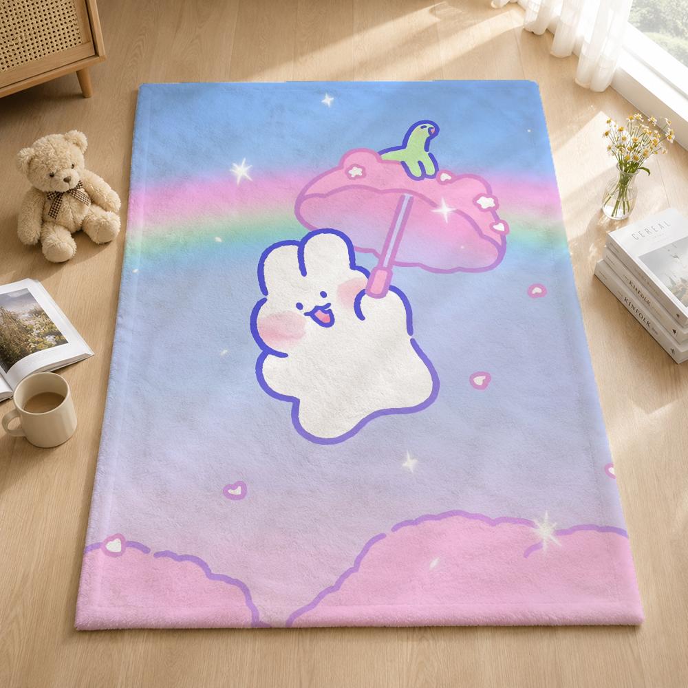 Art M-Mongmong Throw Blankets Soft Warm Flannel Blanket Bedding For Bed Living Room Home Sofa
