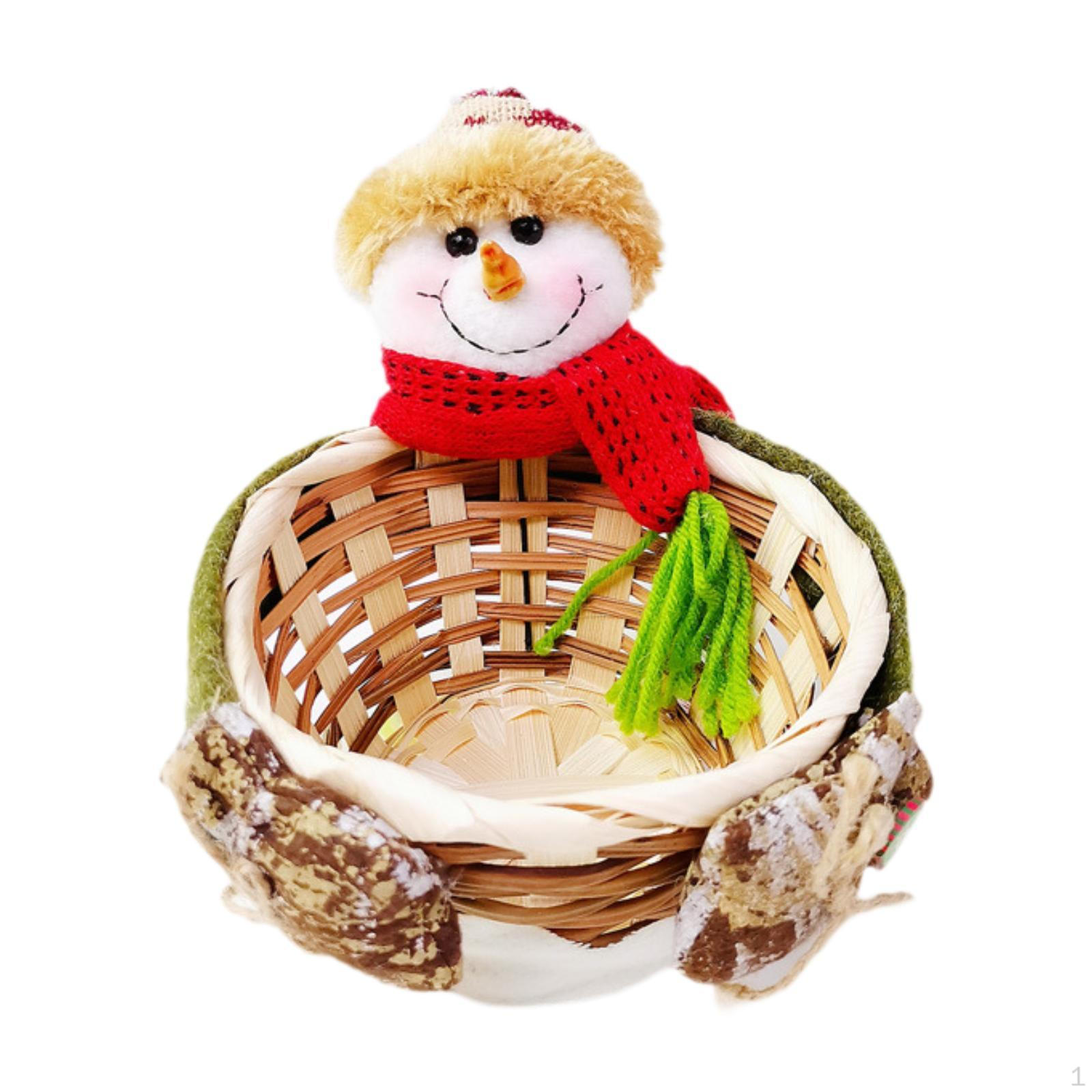 

Christmas Storage Basket Candy Box,Cartoon,Christmas Ornament Home Decor Crafts for