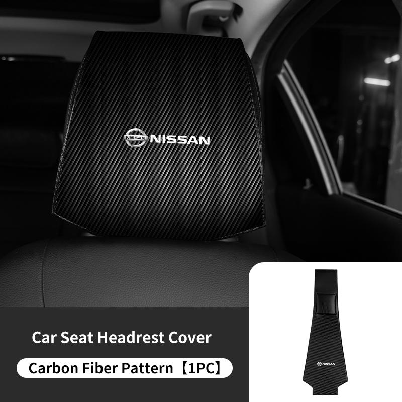 Universal Car Seat Headrest Pillow Protector Cover Accessories For Nissan Juke Sentra Pathfinder Skyline Silvia GTR Nismo