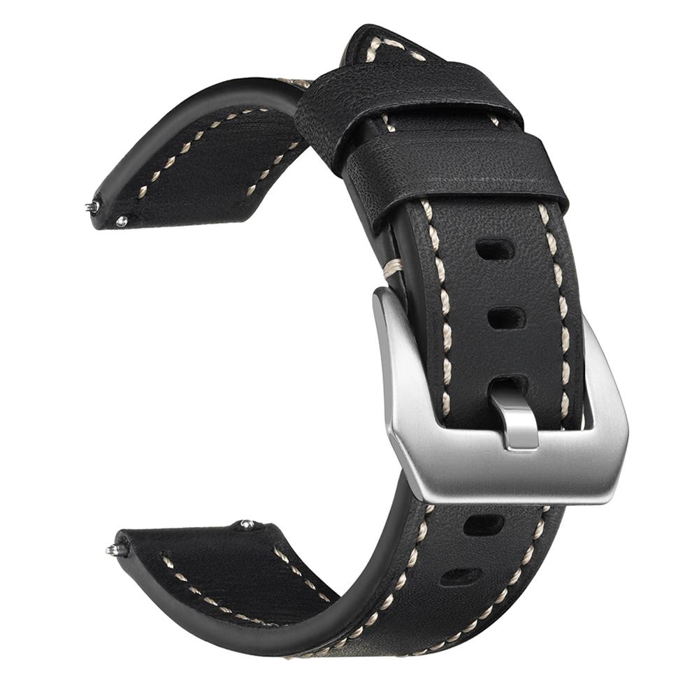 Leather Straps For Huawei Watch Men Luxury Calfskin Watch Bands 20mm 22mm 24mm Quick Release Strap