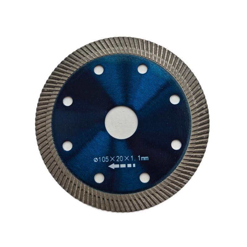 Ultra-Thin 105 Tile Cutting Blade for Slabs, Ceramics, Marble - Dry Cut Angle Grinder Disc