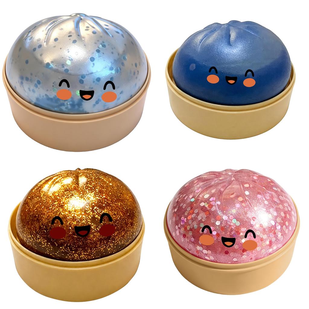 Cute Baozi Stress Relief Toy With Soft Silicone For Kids And Adults