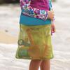 Portable Mesh Beach Bag Foldable Swimming Pouch Children Beach Toy Baskets Storage Bag Large Capacity Shoulder For Travel Picnic