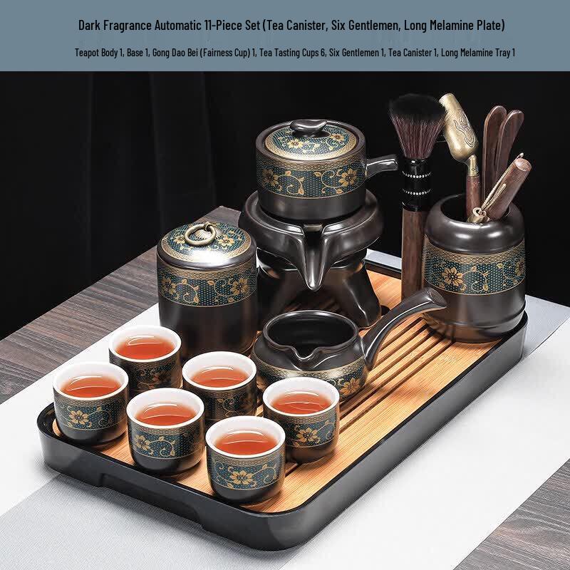 Qiwei Ceramic Semi-Automatic Kung Fu Tea Set