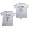 100% Cotton TOPS UNISEX TEES MENS WOMENS Nirvana In Utero Tour Official Tee T-Shirt