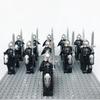 Medieval Roman Dynasty Commander Golden Warrior Spartan Solider Hawk Princess King Dragon Knight War Horse Figure Block Kids  Children Toy