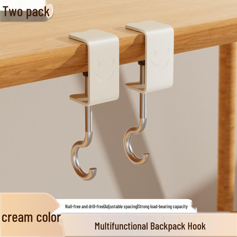 Durable Adjustable Non-Adhesive Hook for Schoolbags and More