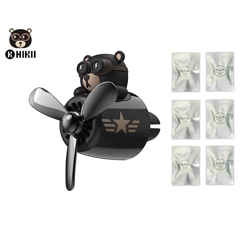 

Освежитель воздуха для автомобиля Cute Bear Pilot | Вращающийся пропеллерный диффузор | Стойкий аромат