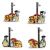 Cartoon Under The Street Lamp My Neighbor Totoro Resin Figurine With Umbrella Creative Decor For Gift And Collectors