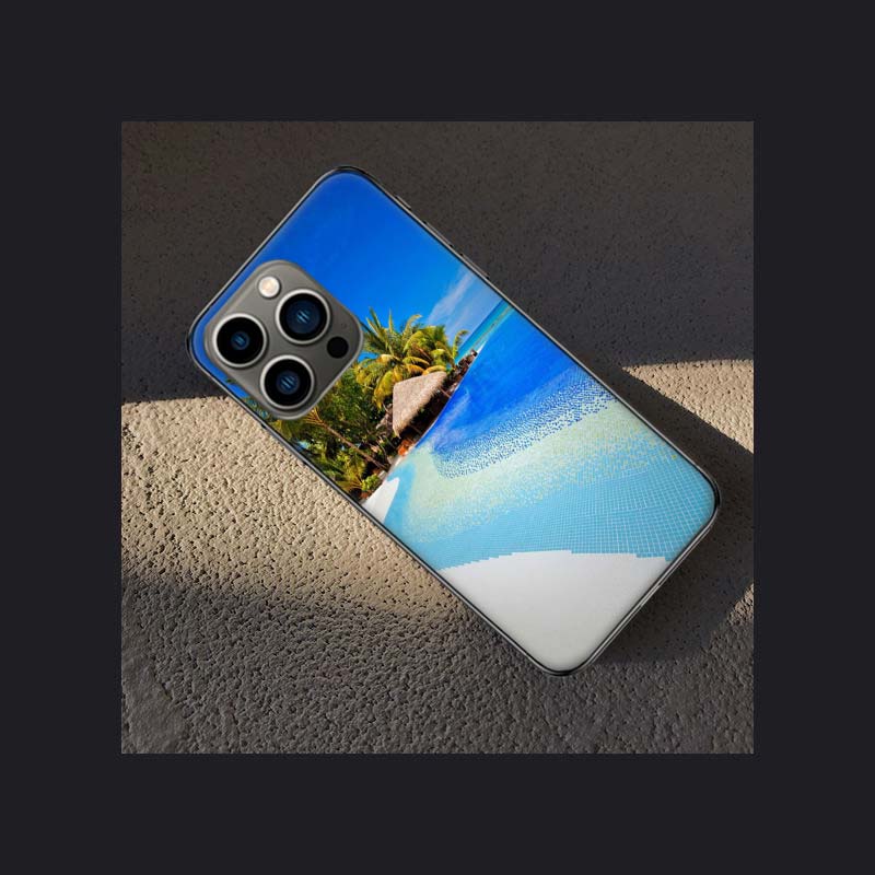 Sea Tropical Palm Trees Beach Phone Case For Apple Iphone 15 13 12 11 14 Pro Max Mini Cover SE 2020 X XS XR 8 7 6 6S Plus 5 5S S