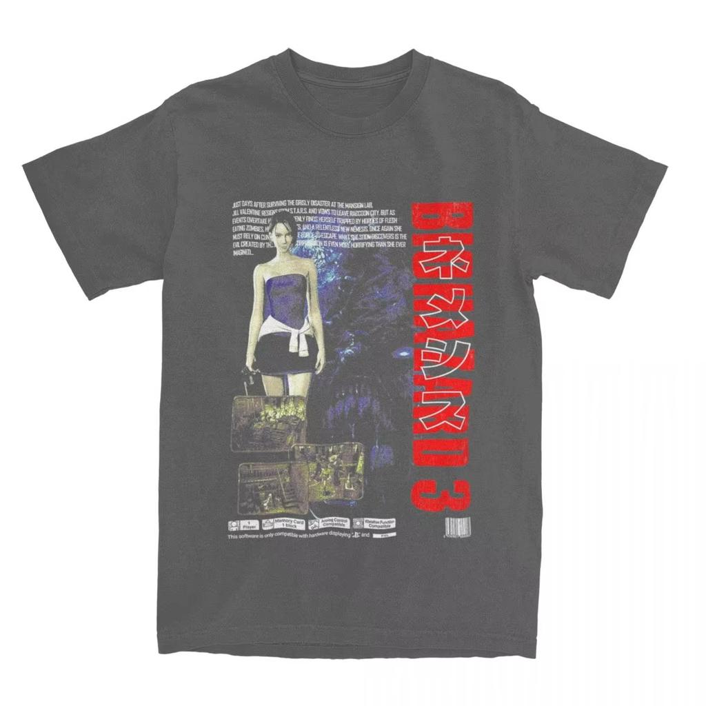 Men Residented Eviled 4 Biohazard Game TShirts 100 Cotton Clothes Short Sleeve TShirt O Neck Harajuku Tee Shirt Big Size