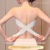 Female Spring and Summer Without Shoulder Strap Pure Want To Non Slip Small Chest Gather Shoulder Off with Chest Beauty Back Underwear