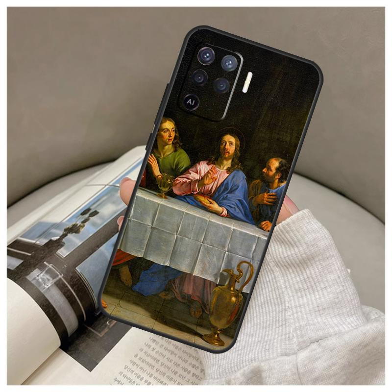 God Jesus Case For Oppo A80 A60 A40 A5 Pro A15 A16 A17 A57 A77 A94 A74 A54 A76 A96 A18 A38 A58 A78 A98