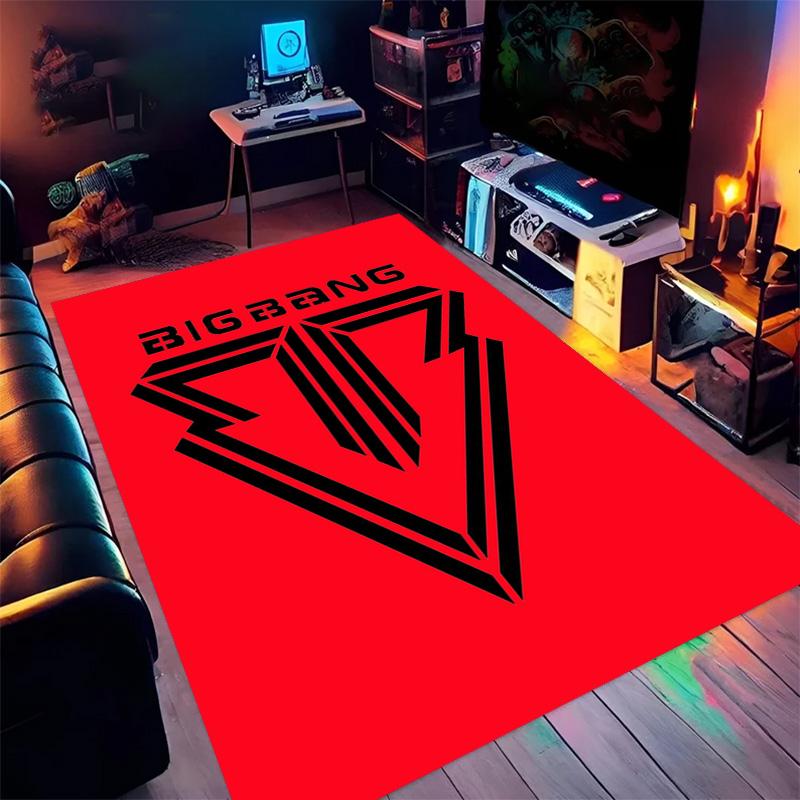 Bold Design: Big Bang Symbolism Carpet Floor Mats Living Room and Bedroom Mats Protective Pad Fashion Room