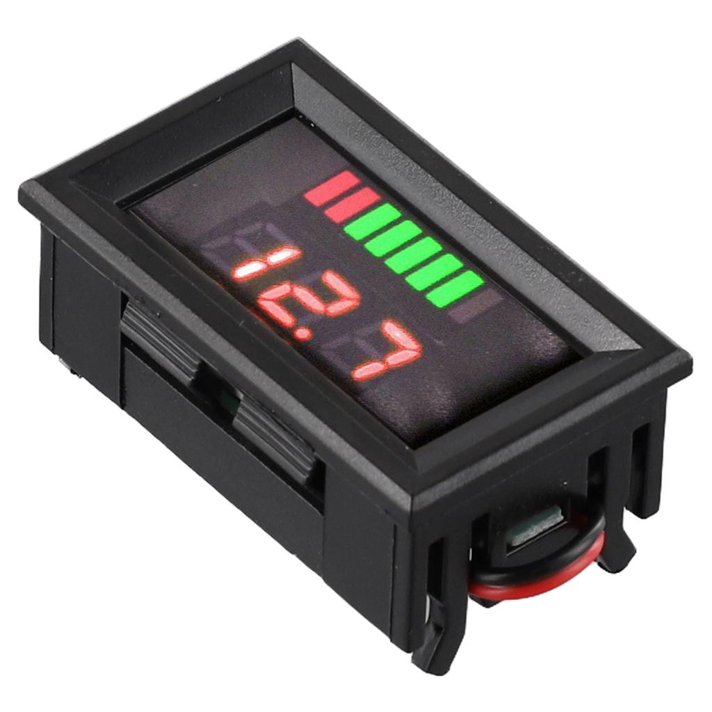 24V-60V Auto Marine Motorrad LED Digitales Voltmeter Spannungsanzeige Batterieanzeige