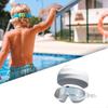 Kids Swimming Goggles Swim Cap Adjustable for Children Age 312 Gift White
