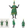 Festive Christmas Tree Dress-up Costume For Grownups Pictures Performances Gifts
