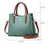 Yogodlns Fashion Women Handbag PU Leather Shoulder Bag Luxury Style Top-handle Bag Large Capacity Totes Middle-aged Mommy Bag