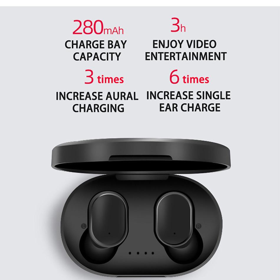 

Беспроводная Bluetooth-гарнитура A6S с шумоподавлением A6S чёрный