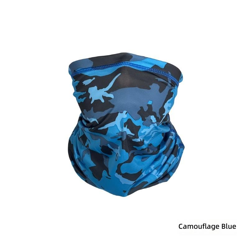 Polyester Ice Silk Cycling Mask Sunscreen Outdoor Sports Scarf & Face Towel for Men Women
