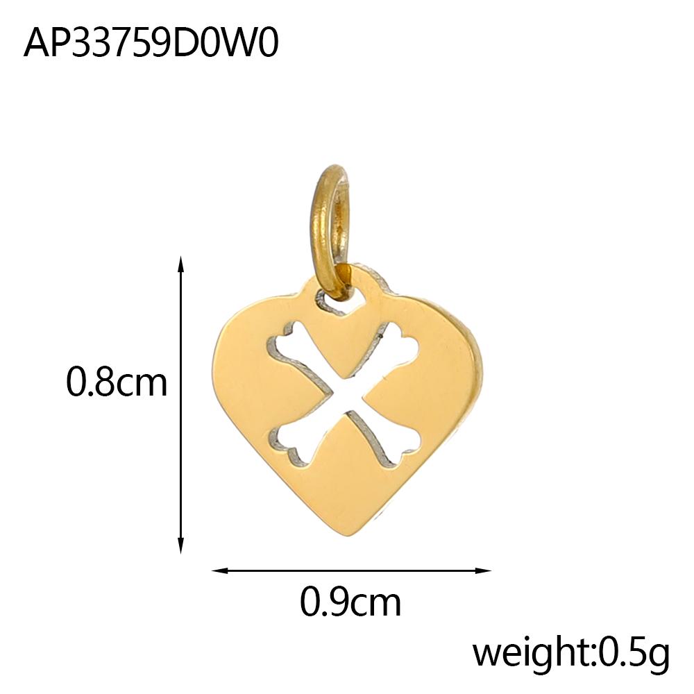 CARLIDANA Halloween Fun Party Accessories Charm Stainless Steel Pumpkin Skull Ghost Gold Plated Hat Titanium Steel Pendant