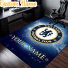 Custom Name Chelsea Fc Champions League  Rug, Office Rug, Chair Rug, Carpet for Living Rooms, Doormat Game Rug Home Decor Christmas Gifts