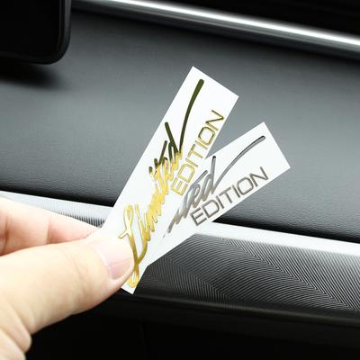 1 Stück Limited Edition Metall Aufkleber Auto Styling für Toyota Camry RAV4 Prado Corolla YARIS KIA Rio Sorento Sportage K2 K3 K5