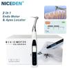 Niceden 2 in 1 Dental Endo Motor Build in Apex Locator 360 Degree Rotary Wireless Endodontic Treatment LED Root Canal Treatment