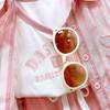 Girls Summer Casual Cute Suit Middle and Big Kids Fresh Sunscreen Top + Shorts Set