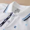 Boy Polo Shirt Summer Kids Short Sleeve Shirt Letter Children Clothes Boys Lapel Polo Shirts Sports School Boy Tops
