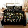 Alphabet Lore Duvet Cover Pillowcase Bedding Set 2/3 Pieces bedroom decoration Girls Boys adult Single/Double/Large Size