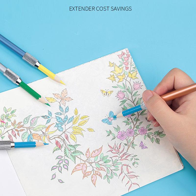 Metalen korte penverlengstuk Schets houtskoolverlengstuk Penhouder Verlengstang