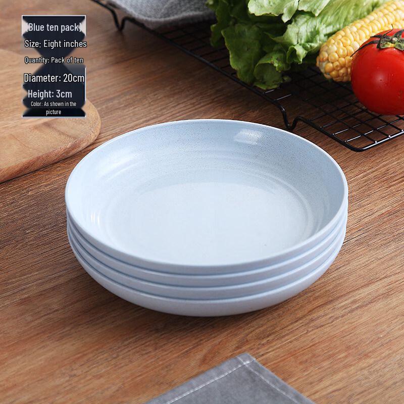 ZISIZ Disposable High-Temperature Plastic Round Plate