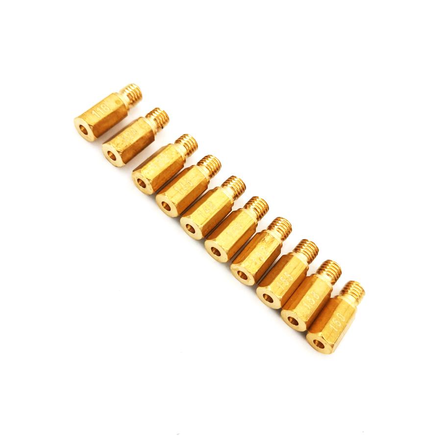 Here, we offer one Set of 10 Main jets