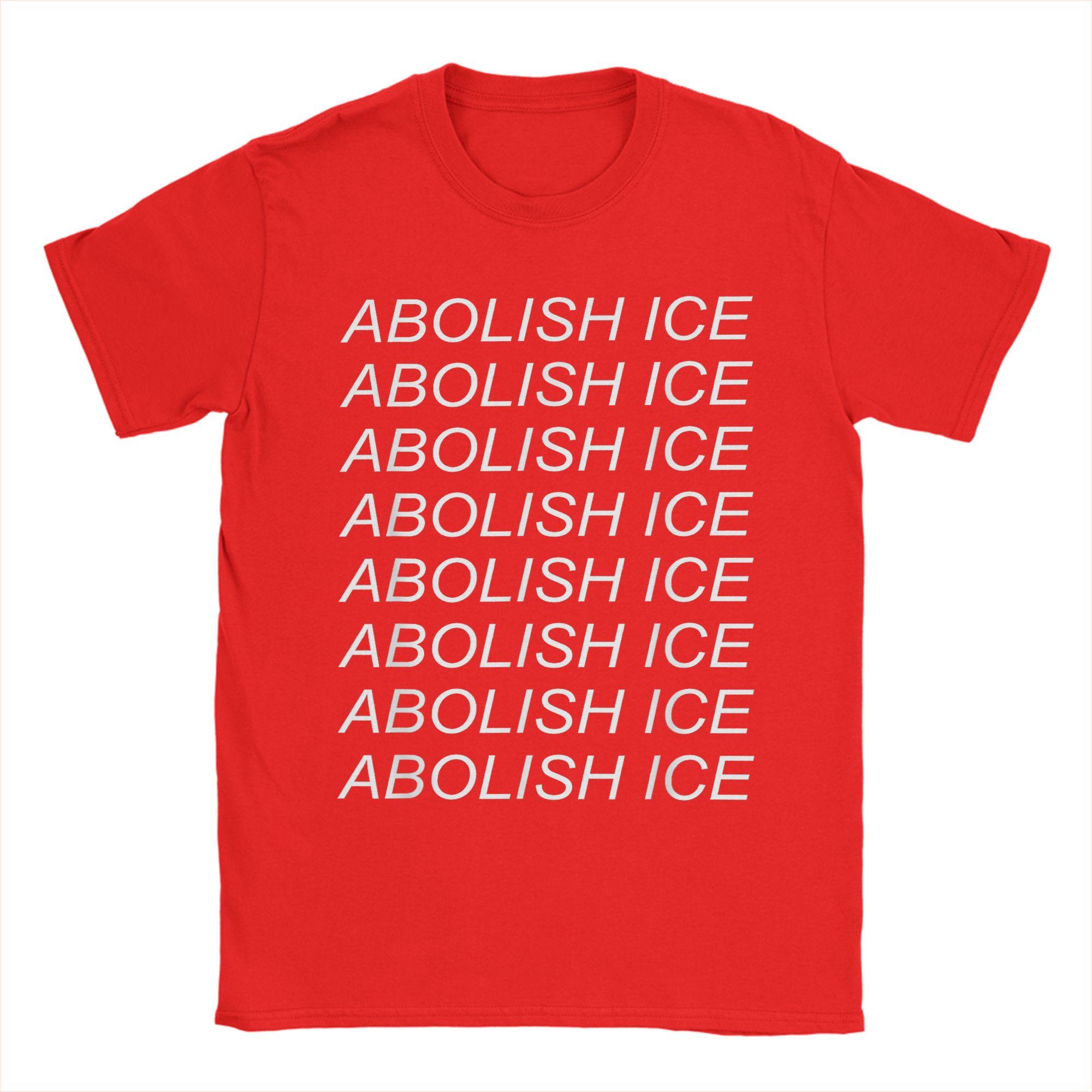 

Abolish Ice Immigration Refugee T Shirt Summer Popular TShirts Unisex Cotton Crew Neck Plus Size Clothes Short Sleeve Vintage Tops S