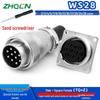 Aviation Plug WS28 - 2 To 24-Pin, 35-Hole TQ/Z Square Base Connector