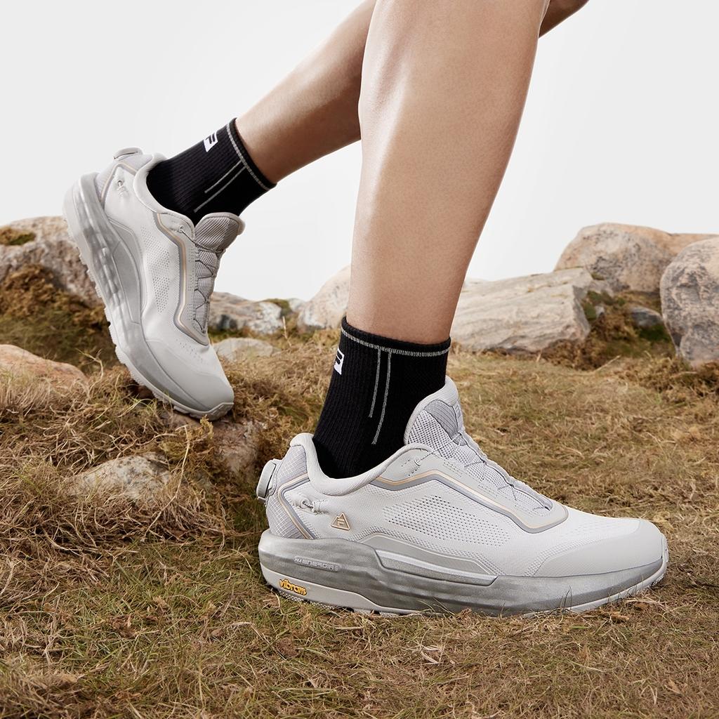 FILA Boa Explorer 2 Slip-On Minimalist Versatile Mountain Style Breathable Low-Top Outdoor Functional Shoes Men Shoes Moonstone-Gray A12M431205FLR