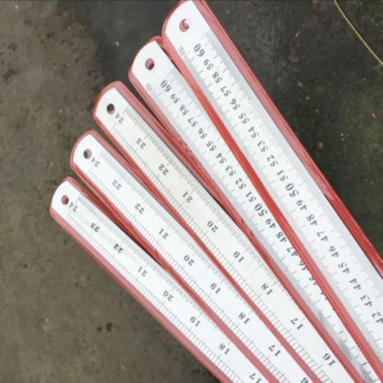 30/50/60CM Scale Ruler High Precision Widely Used Compact Stainless Steel Ruler Accessories for Carpenter