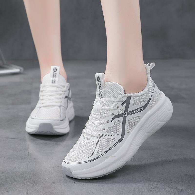 Scarpe da Donna Primavera Sneakers in Rete Traspirante Scarpe Casual da Donna con Lacci Piattaforma Leggera Sneakers da Donna Scarpe da Donna Tennis