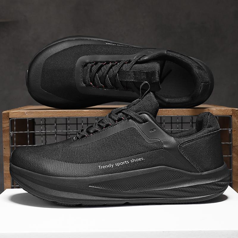 2026 New Men Fashion Thick Bottom Casual Shoes Large Size Lightweight Comfortable Breathable Outdoor Sport Running Sneakers