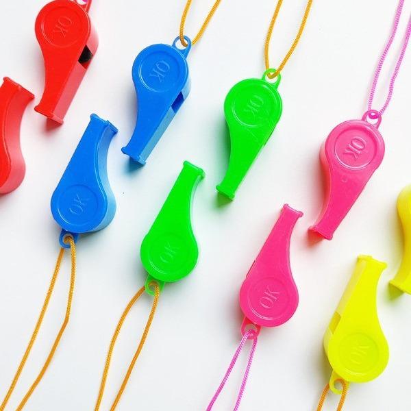 Colorful Children's Toy Whistle - Party Cheering Props for World Cup Football