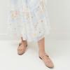 Fashion New Water Diamond Mesh Flat Sole Single Shoes Comfortable Women's Low Heel Commuting Student Shoes Fashionable Handmade Shoes