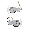 Flexible Steering Drive Wheel Noise Reducing Comfortable Fit for Mop 2lite MJSTL Robot Vacuum Cleaner Smooth Responsive