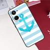 Stripes Anchor Boat Ship Wheel For Realme 10 11 12 13 14 Pro Plus GT6 GT7 15 Pro C61 C67 C63 C71 C55 C51 C65 C53 C75 Case